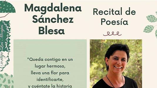 RECITAL DE POESIA | MAGDALENA SANCHEZ BLESA