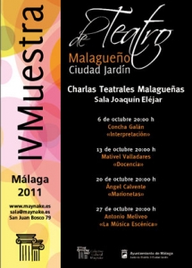 CHARLAS DE TEATRO MALAGUEÑO 2011